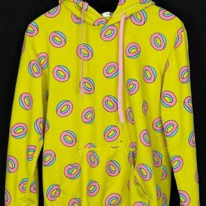 Yellow doughnut sweatshirt